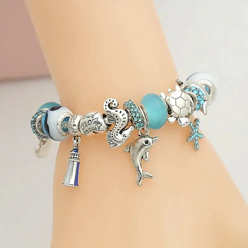 Ocean themed Bracelet - various sizes & colors