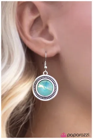 Paparazzi Earring ~ Through The Periscope - Green