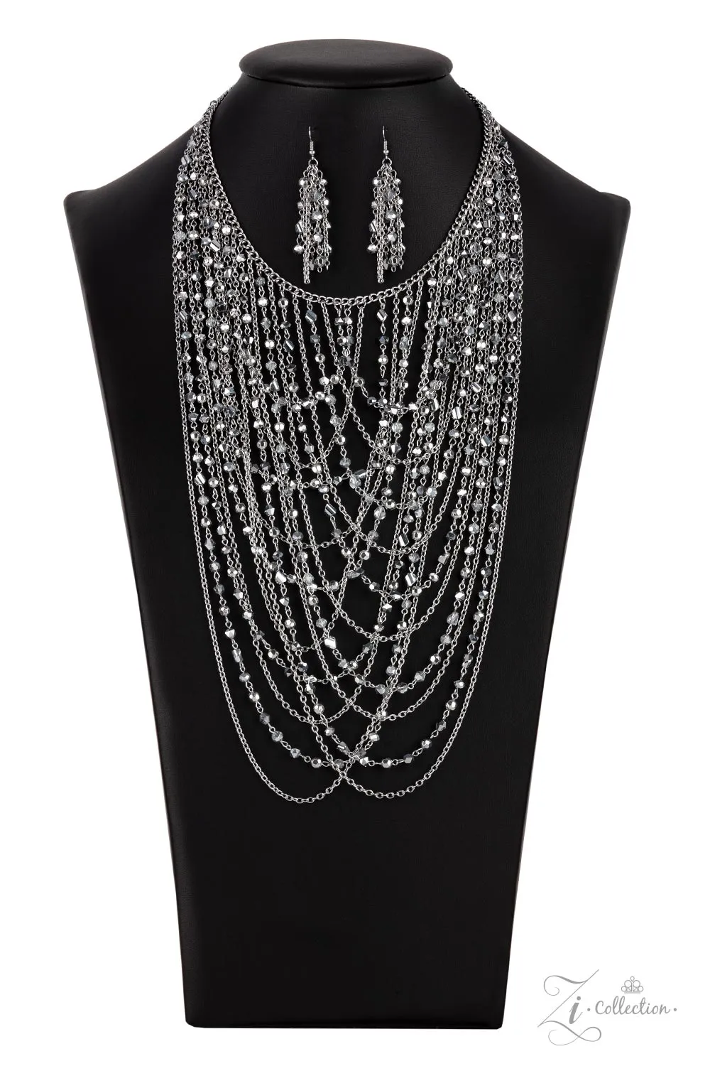 Paparazzi Enticing 2021 Zi Collection Silver Necklace