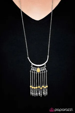 Paparazzi Necklace ~ Mountain Beauty - Yellow