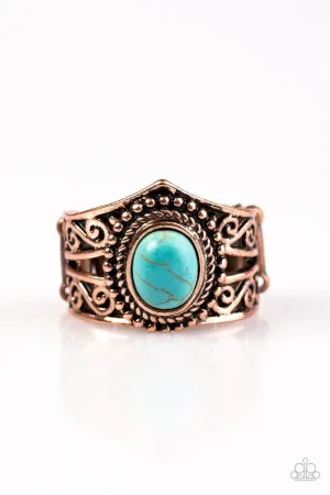 Paparazzi Ring ~ Chief of Chic - Copper