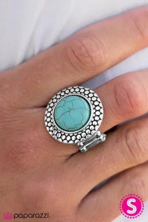 Paparazzi Ring ~ The Badlands - Blue