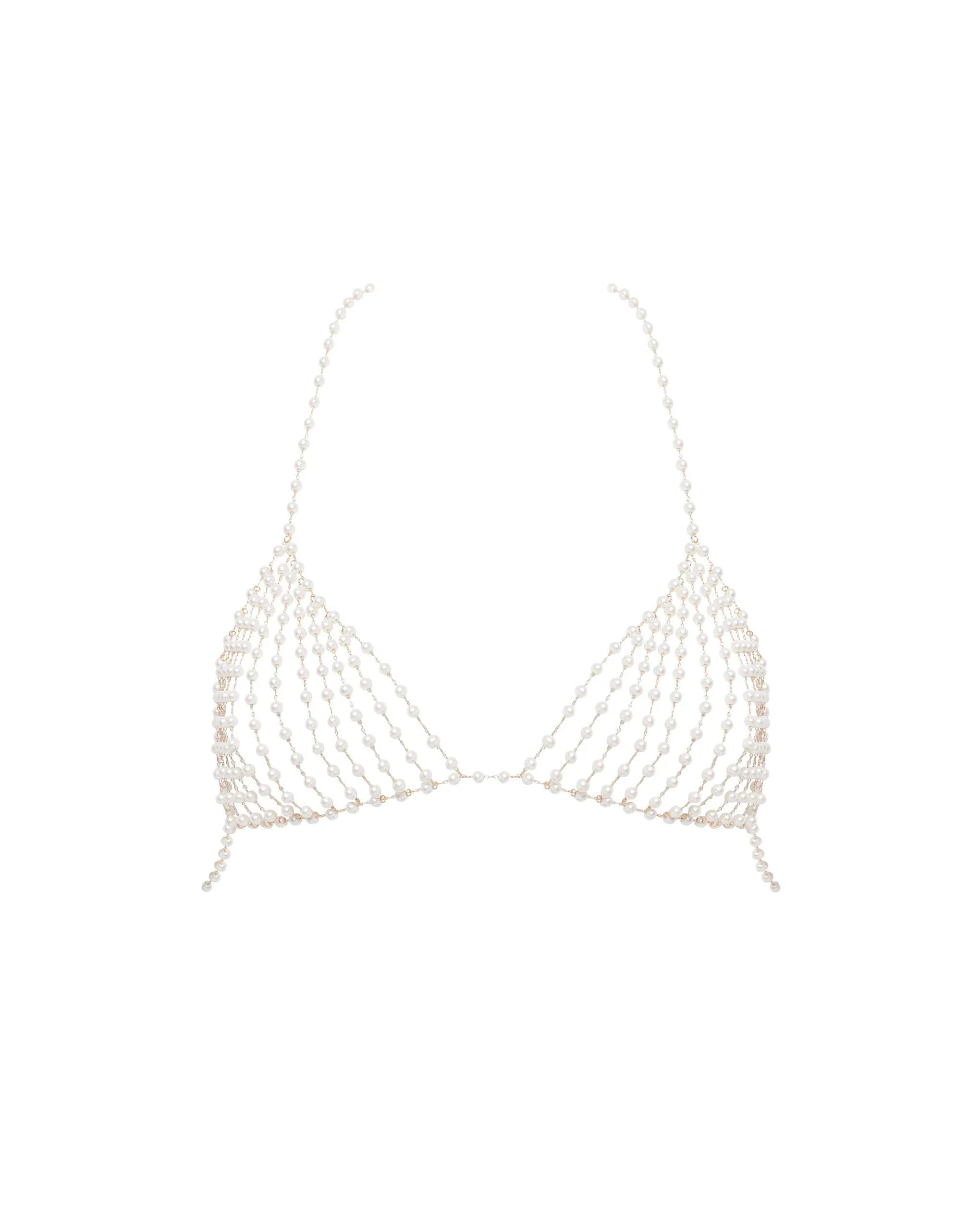 Pearl Bra Pearl/Gold