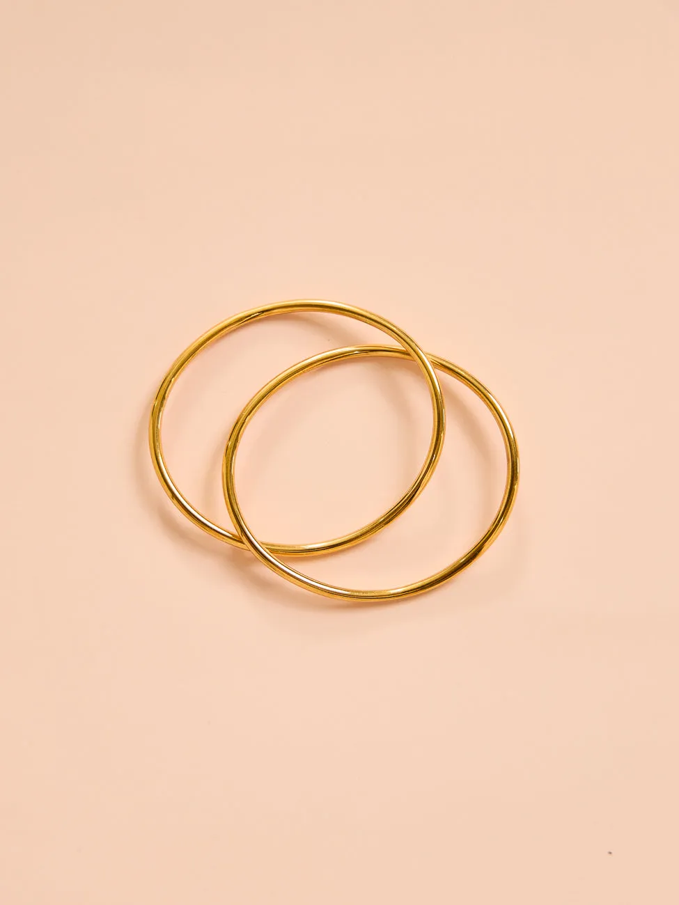 Porter Wave Bangle Set in Gold