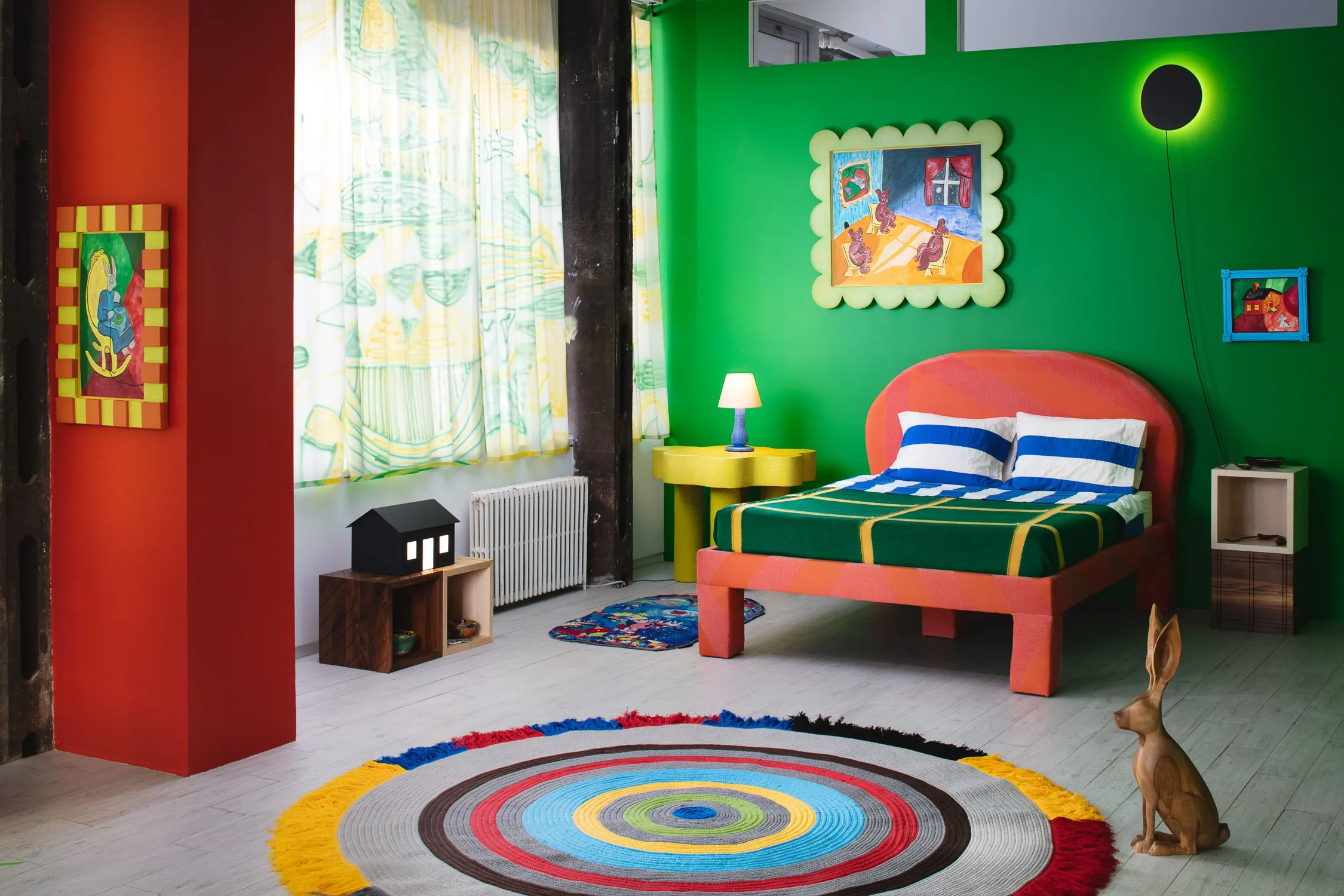 Primary Rings Rug