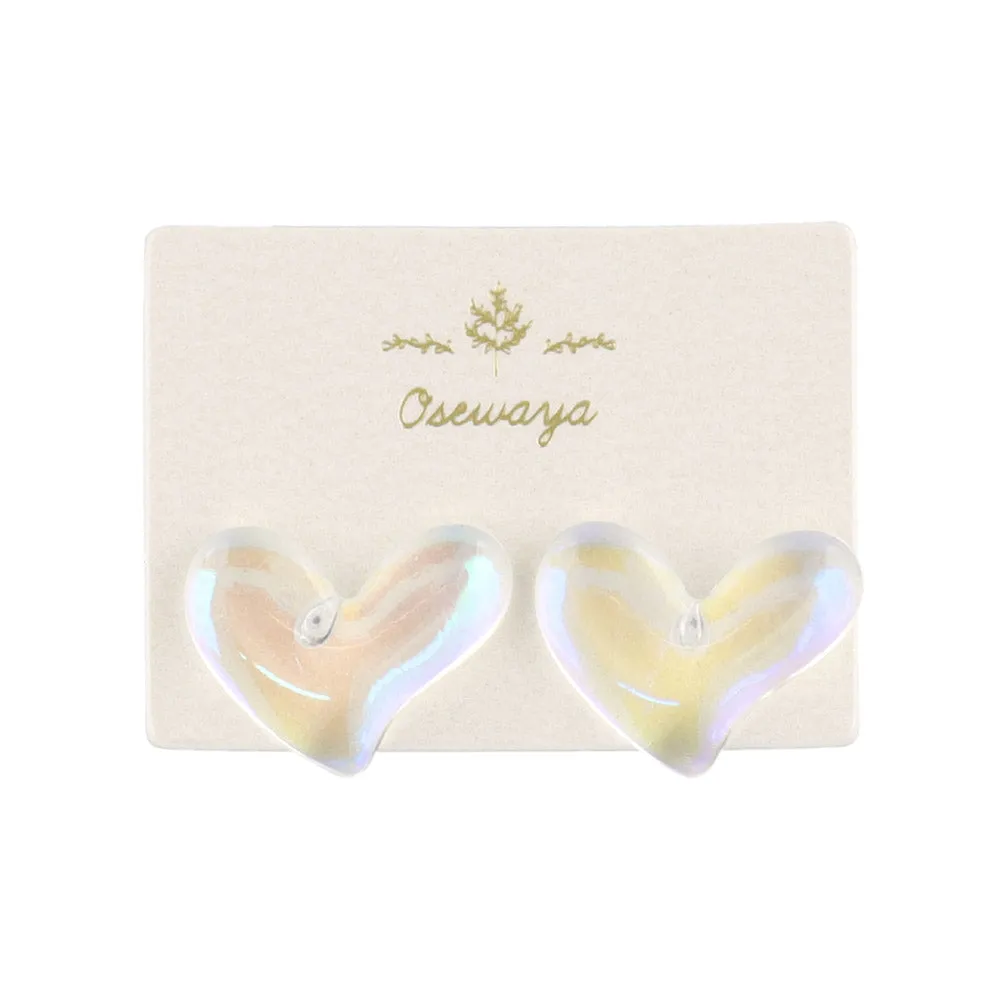 Puufy Ombre Heart Earrings