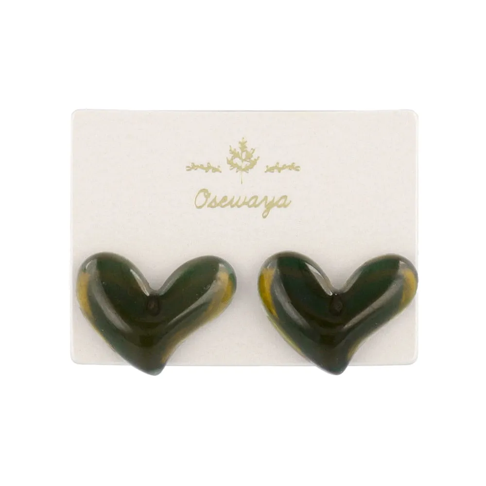 Puufy Ombre Heart Earrings