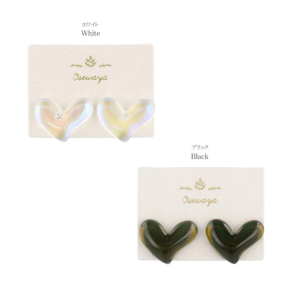 Puufy Ombre Heart Earrings