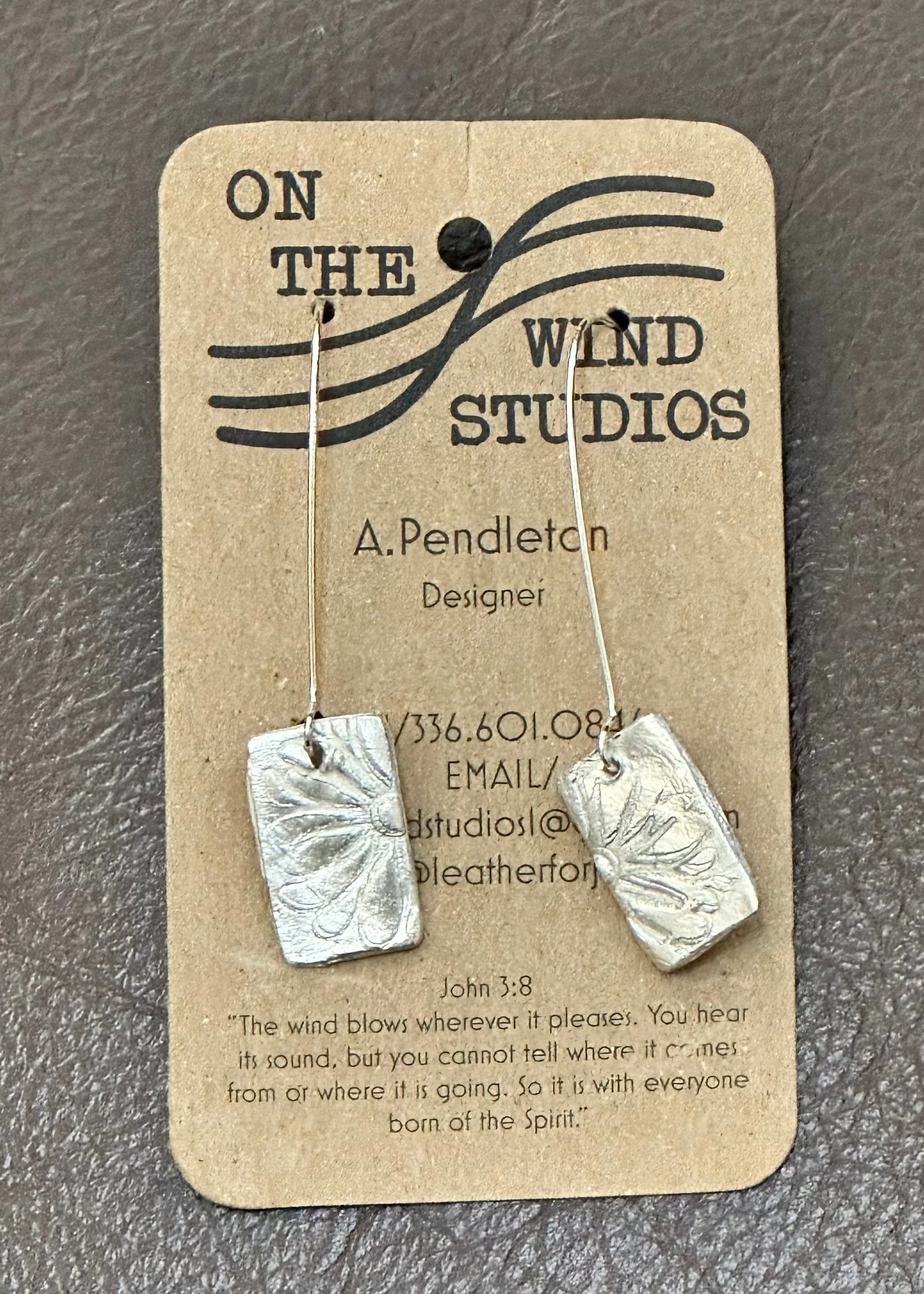 Refined by Fire Hand Crafted Silver Earrings