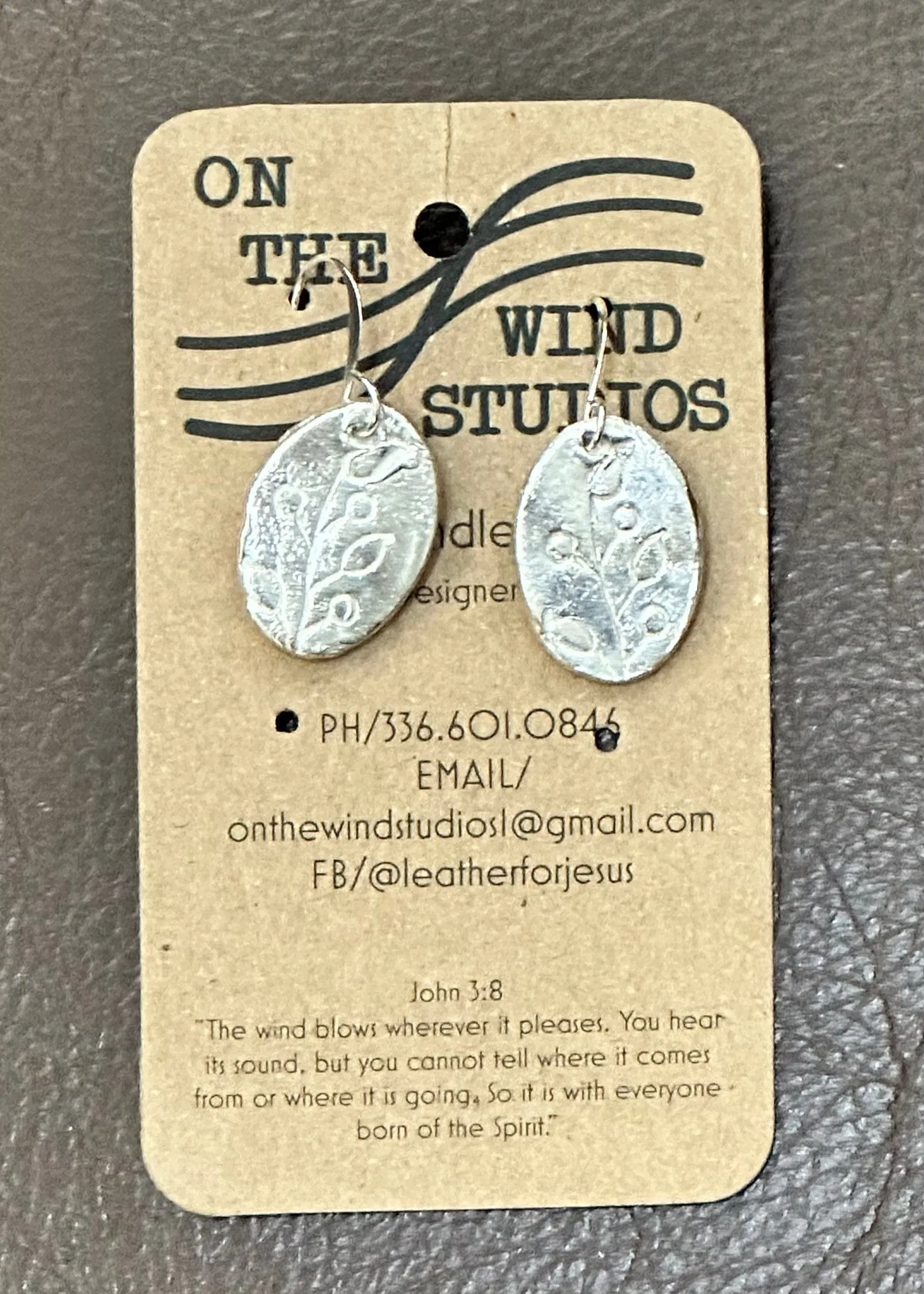 Refined by Fire Hand Crafted Silver Earrings