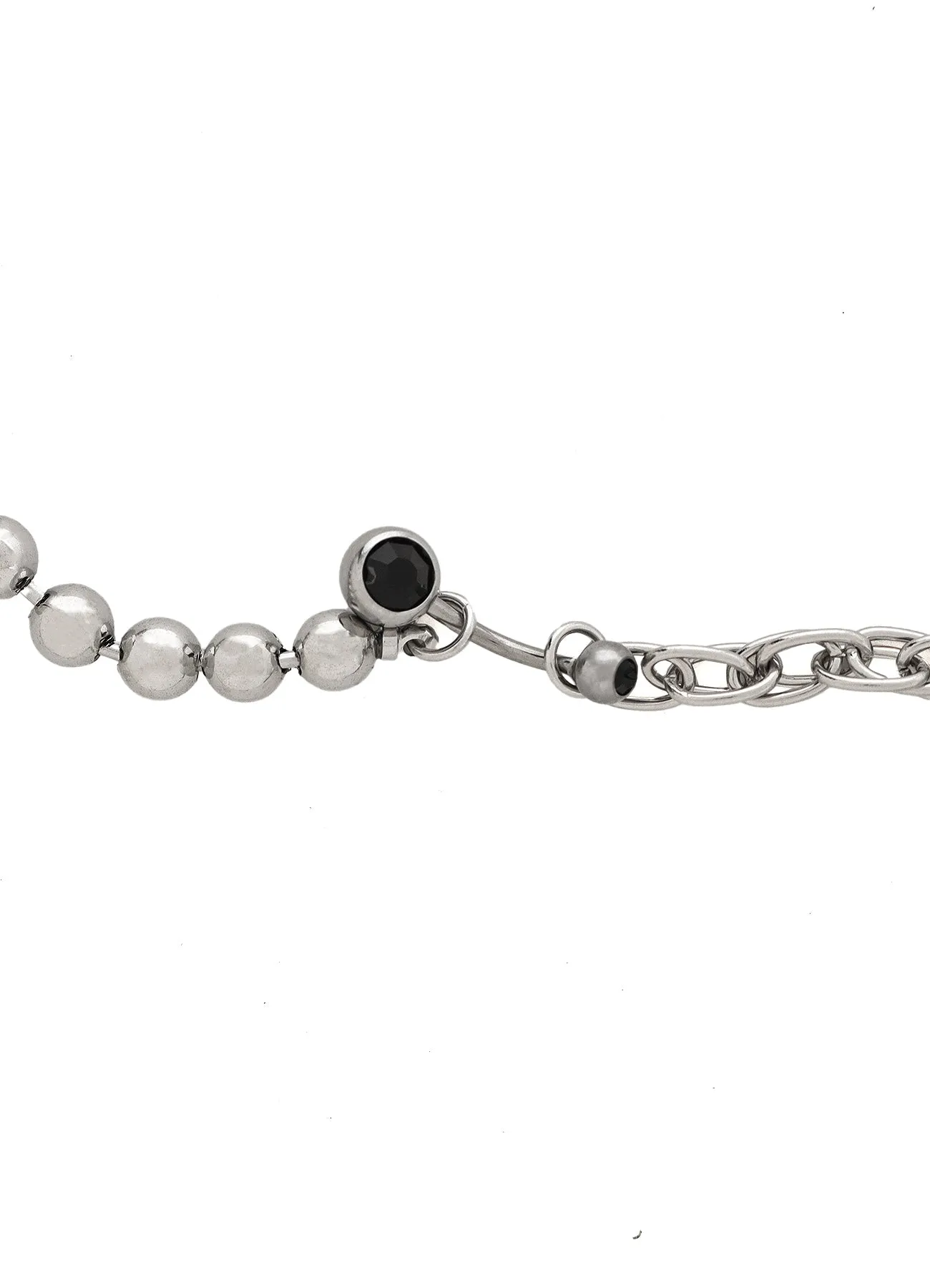 RHODIUM CHAIN HAIR PIN