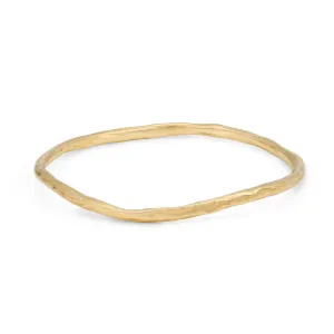 Rock Bangle 18ct Gold