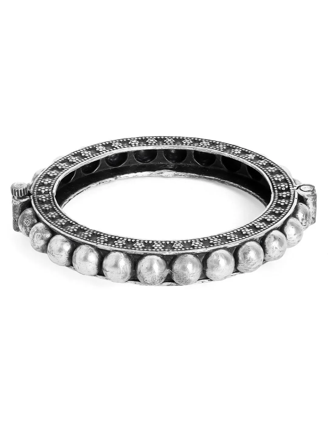 Rubans Oxidised Filigree Silver Plated Handcrafted Bracelet