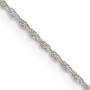 Silver Polished 1.25-mm Loose Rope Chain