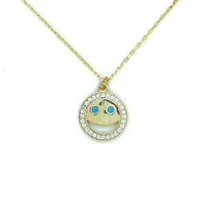 Smiley Happy Face Necklace