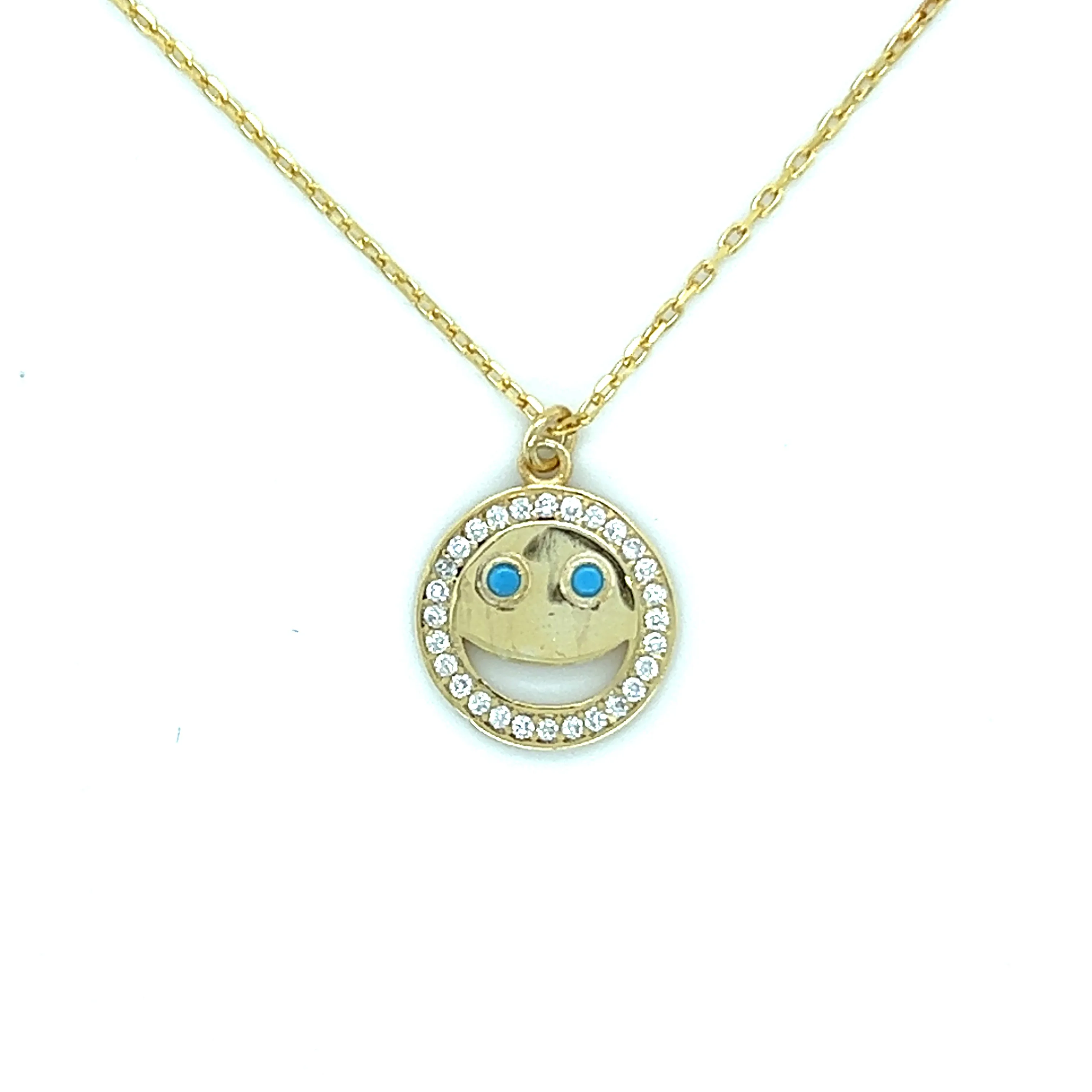 Smiley Happy Face Necklace