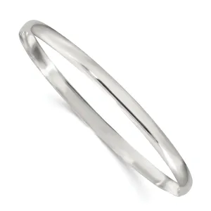 Sterling Silver Solid Slip-On Bangle Bracelet