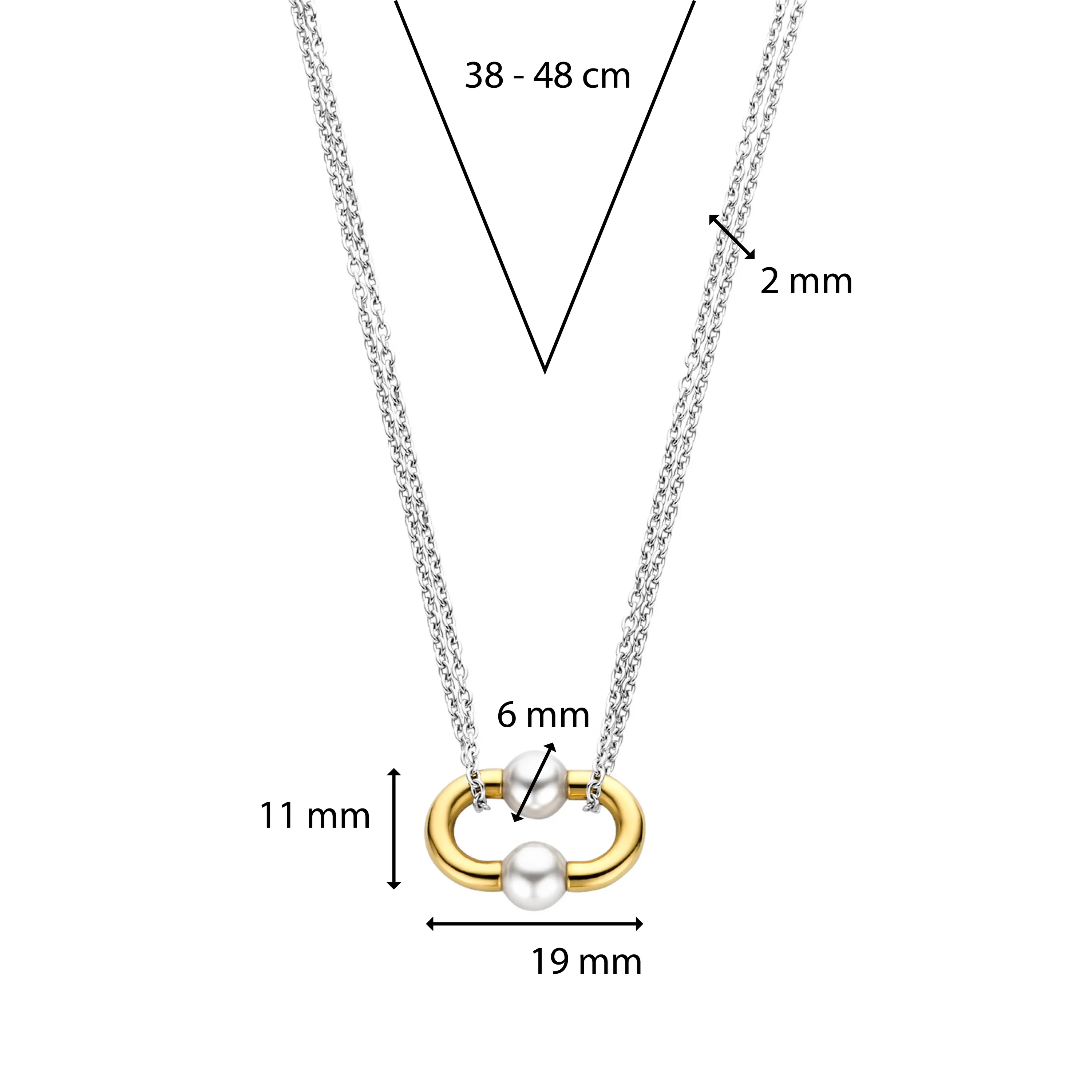 TI SENTO Necklace 34018YP