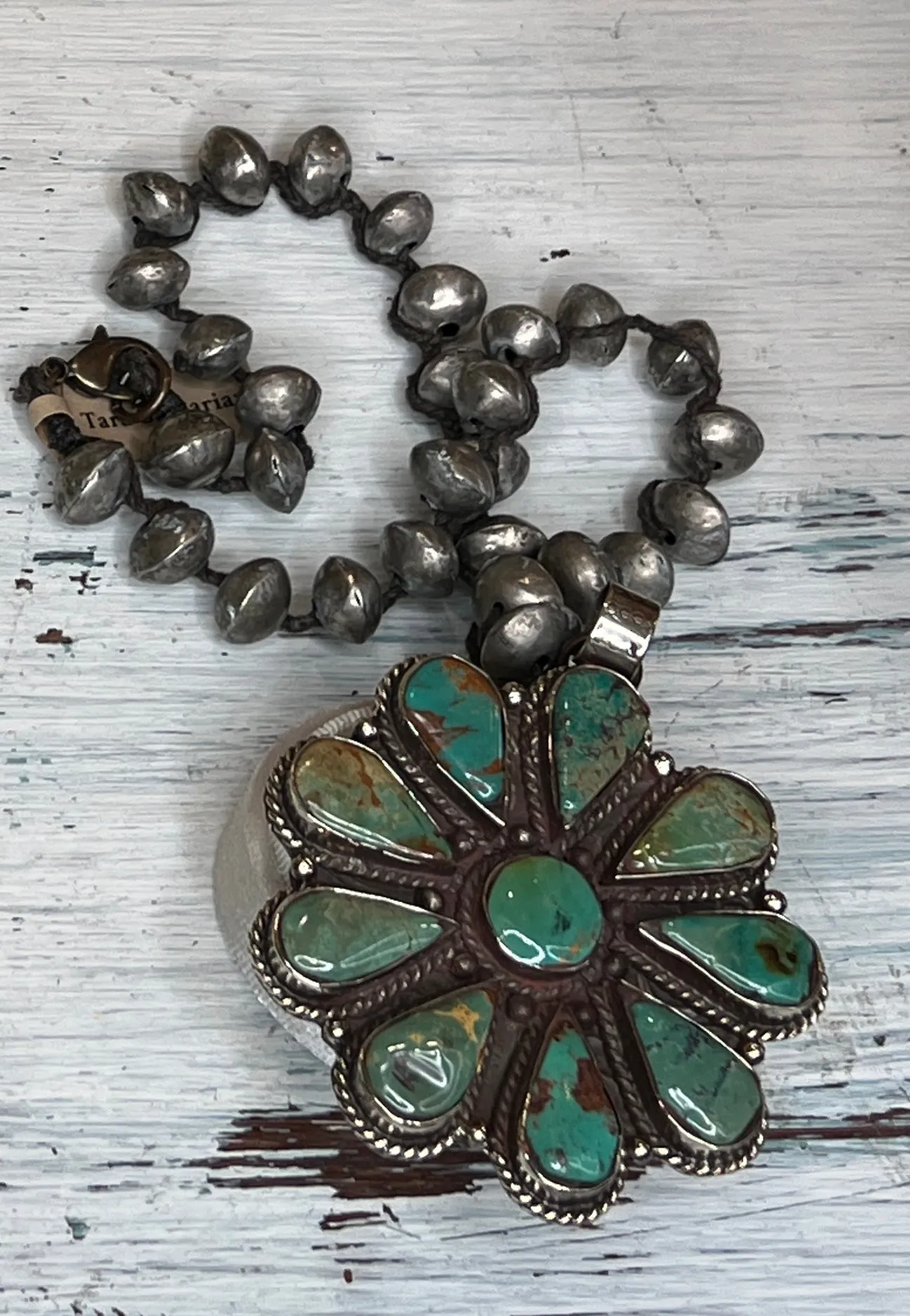 Turquoise Flower Necklace