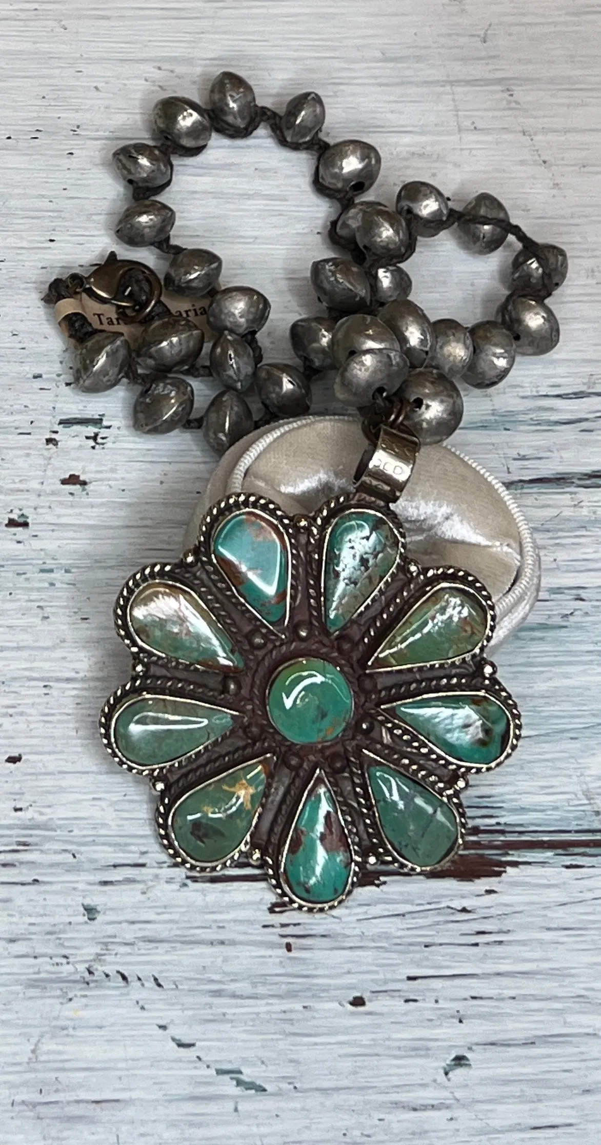 Turquoise Flower Necklace