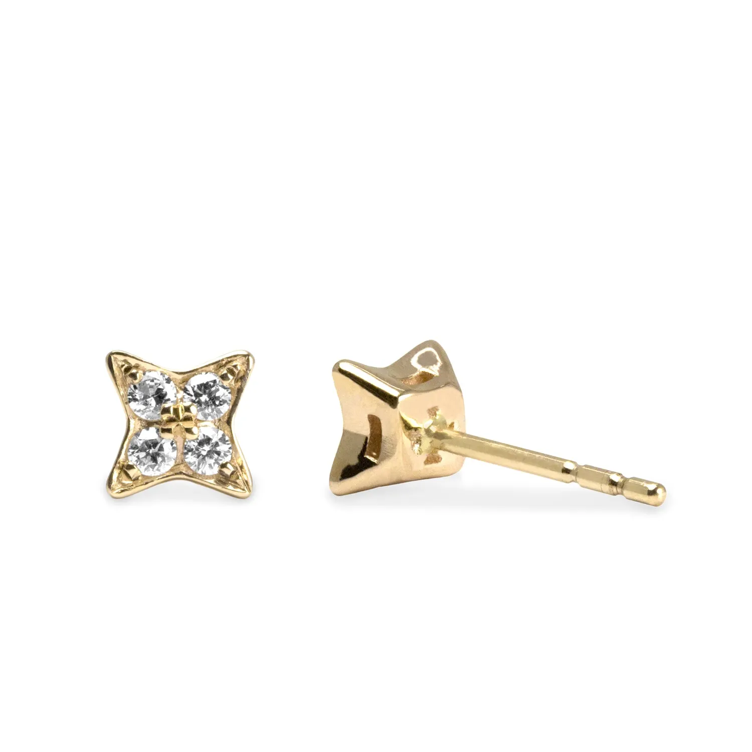 Venus Earring With White Diamonds